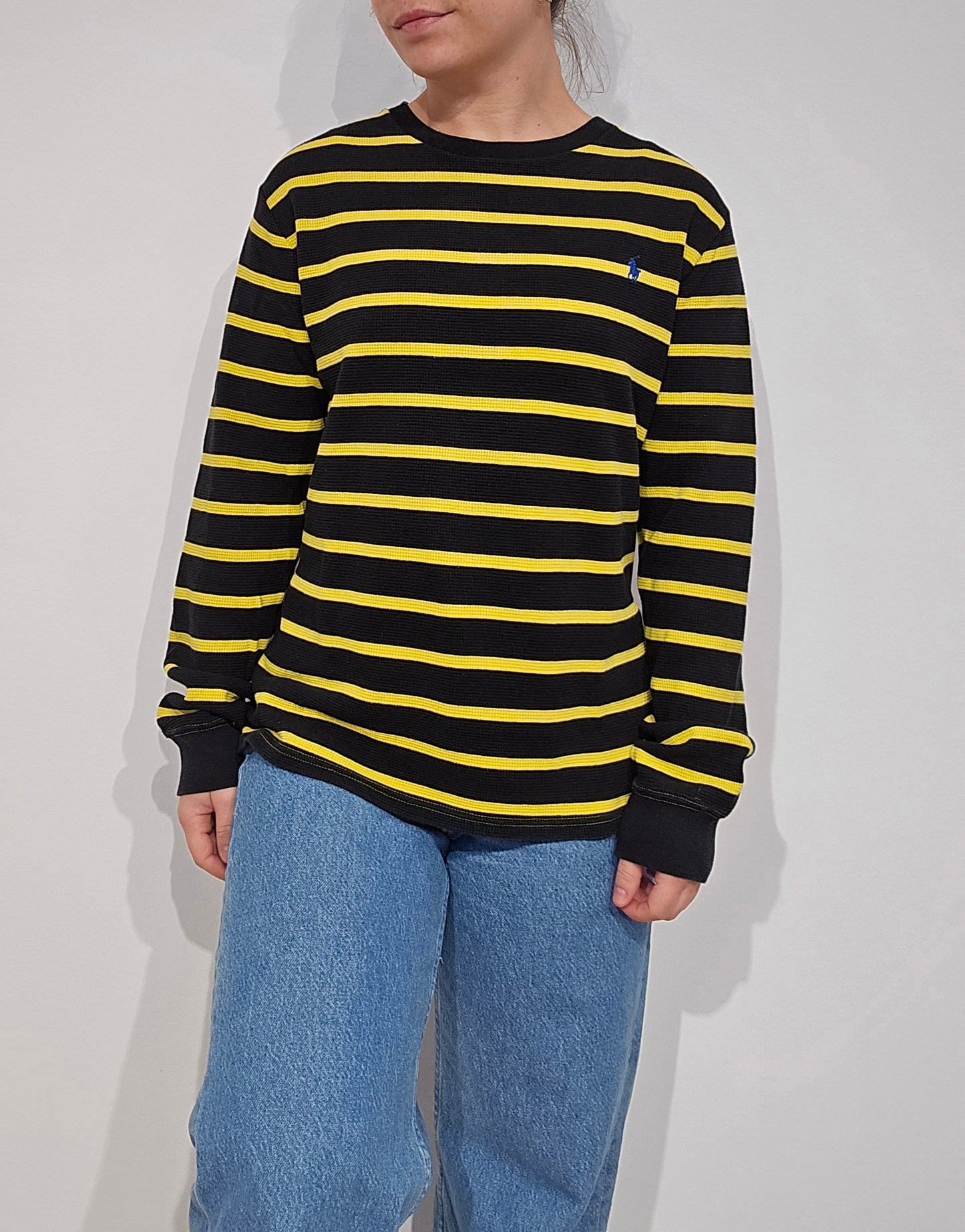Pull à rayures jaunes et noires - XS/S