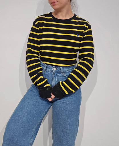 Pull à rayures jaunes et noires - XS/S