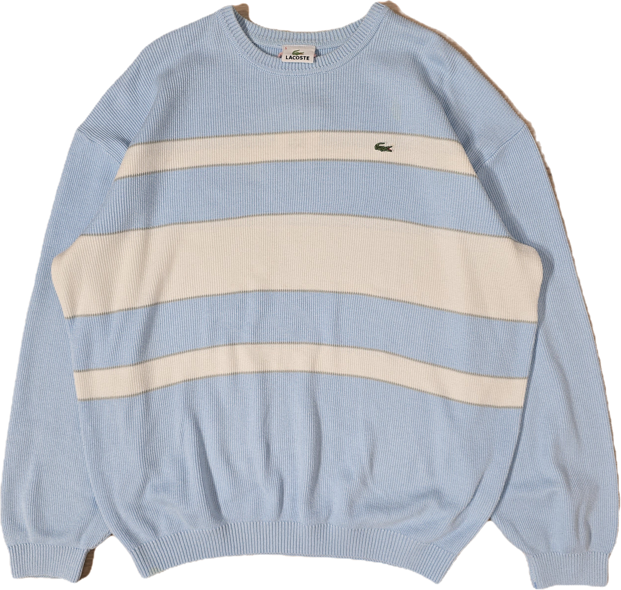 Pull en maille bleu ciel des années 90' - L/XL