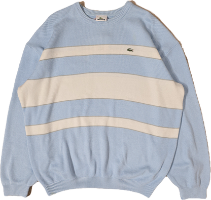Pull en maille bleu ciel des années 90' - L/XL