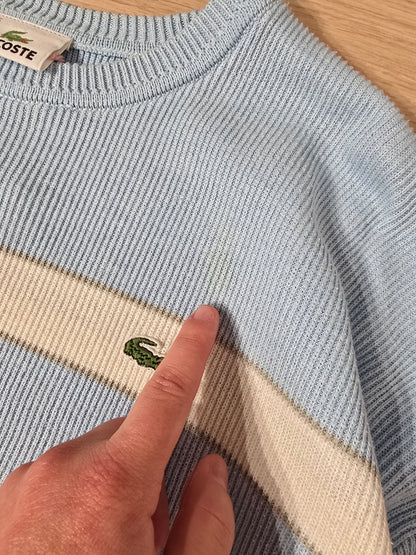 Pull en maille bleu ciel des années 90' - L/XL