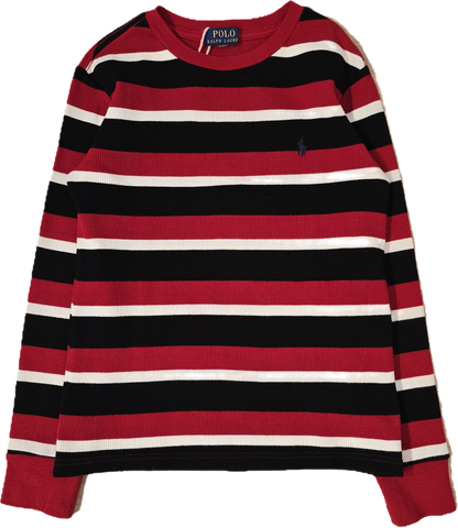 Pull en maille gaufrée à rayures - XS