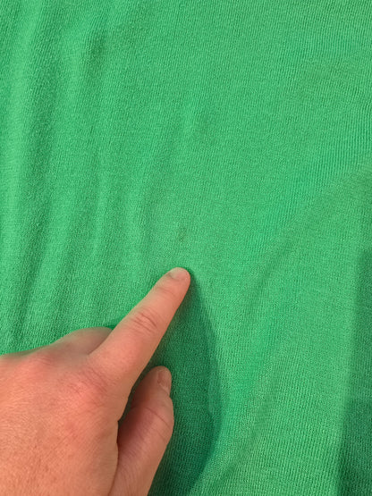 Pull col V en coton vert - XL