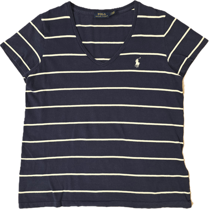 Tee-shirt col V marinière - S/M