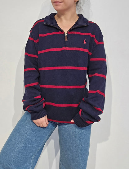 Pull camionneur à rayures - XL