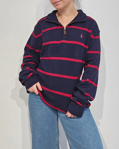 Pull camionneur à rayures - XL