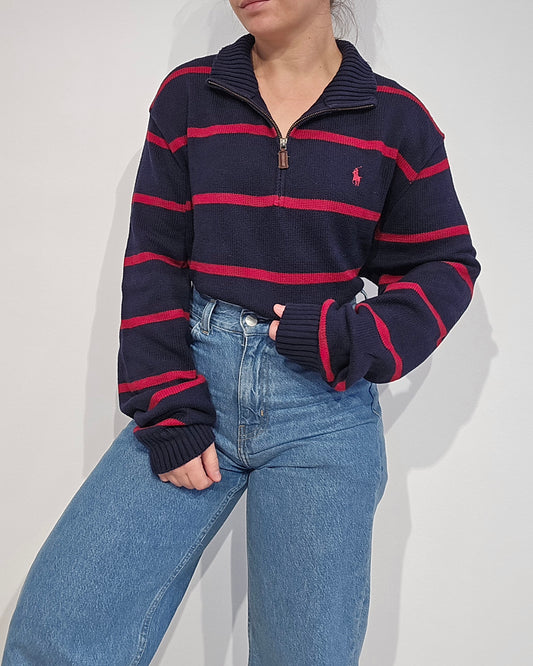 Pull camionneur à rayures - XL