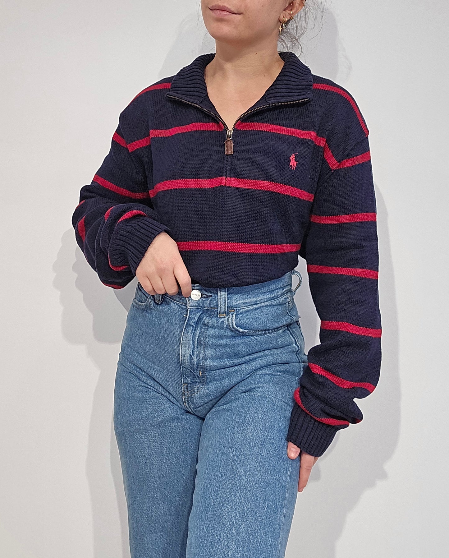 Pull camionneur à rayures - XL