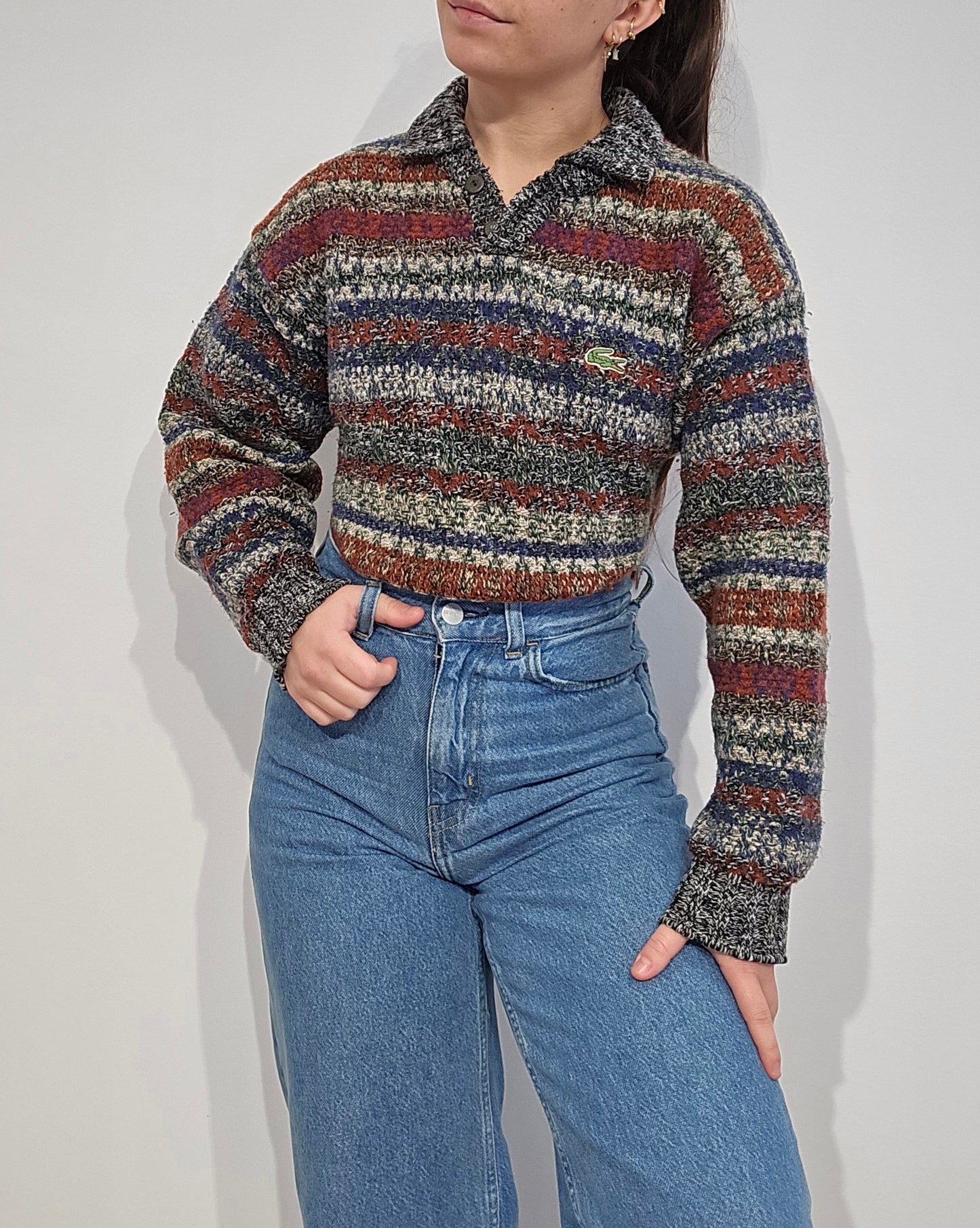 Pull vintage des années 80' fabriqué en Espagne - XS