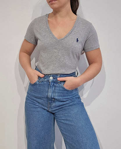 Tee-shirt en coton gris - S/M