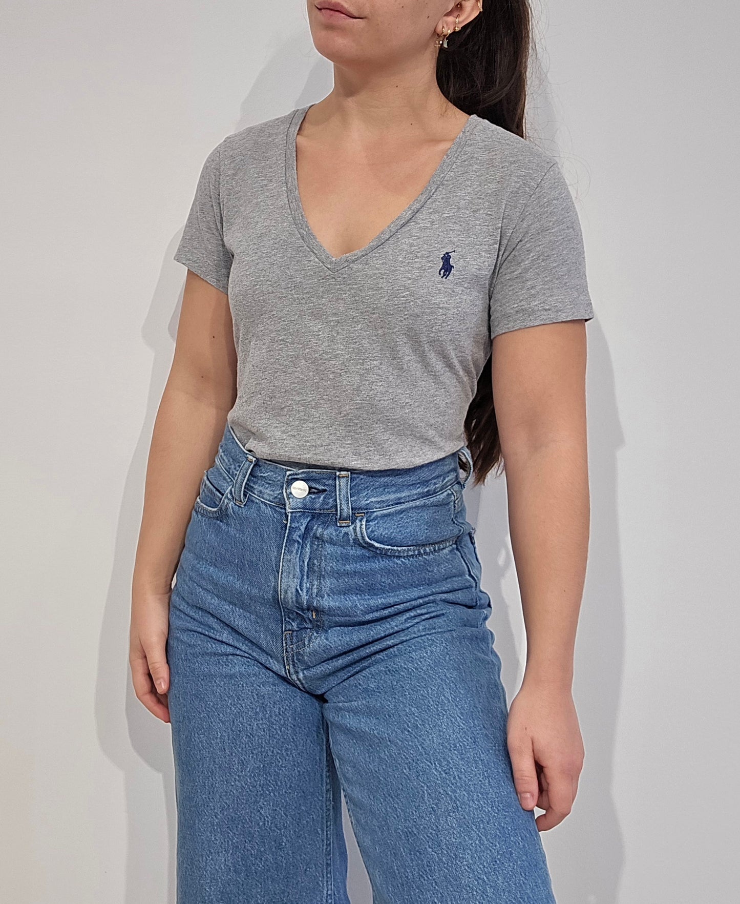 Tee-shirt en coton gris - S/M