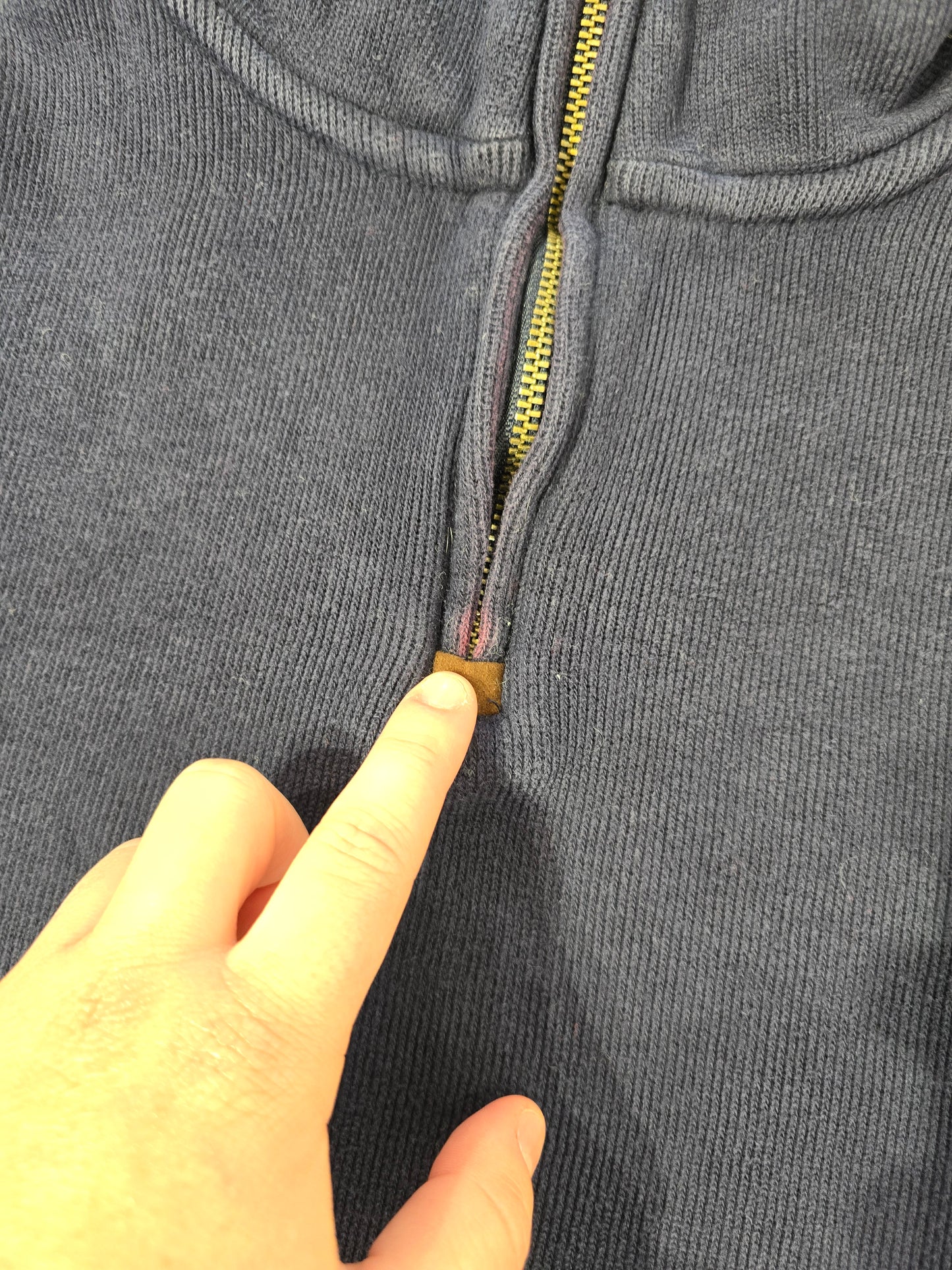 Pull camionneur en coton marine - M