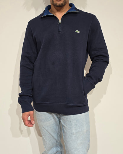 Pull camionneur en coton marine - L