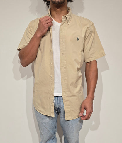 Chemise custom fit camel - M/L