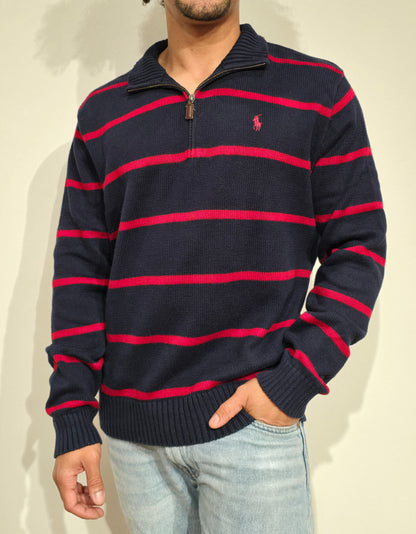 Pull camionneur à rayures - L