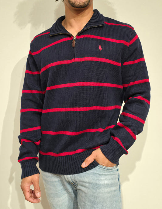 Pull camionneur à rayures - L