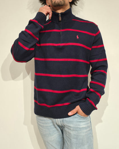 Pull camionneur à rayures - L