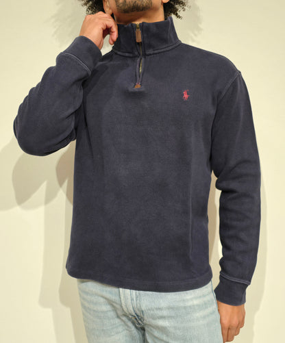 Pull camionneur en coton marine - M