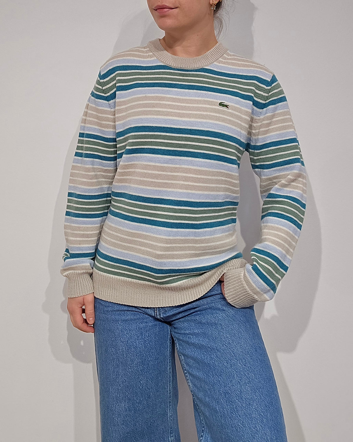 Pull à rayures des années 90' - XS