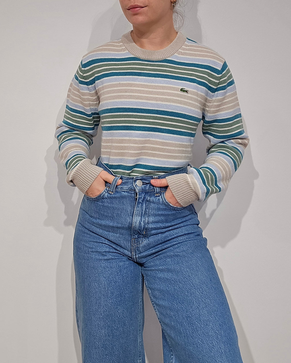 Pull à rayures des années 90' - XS
