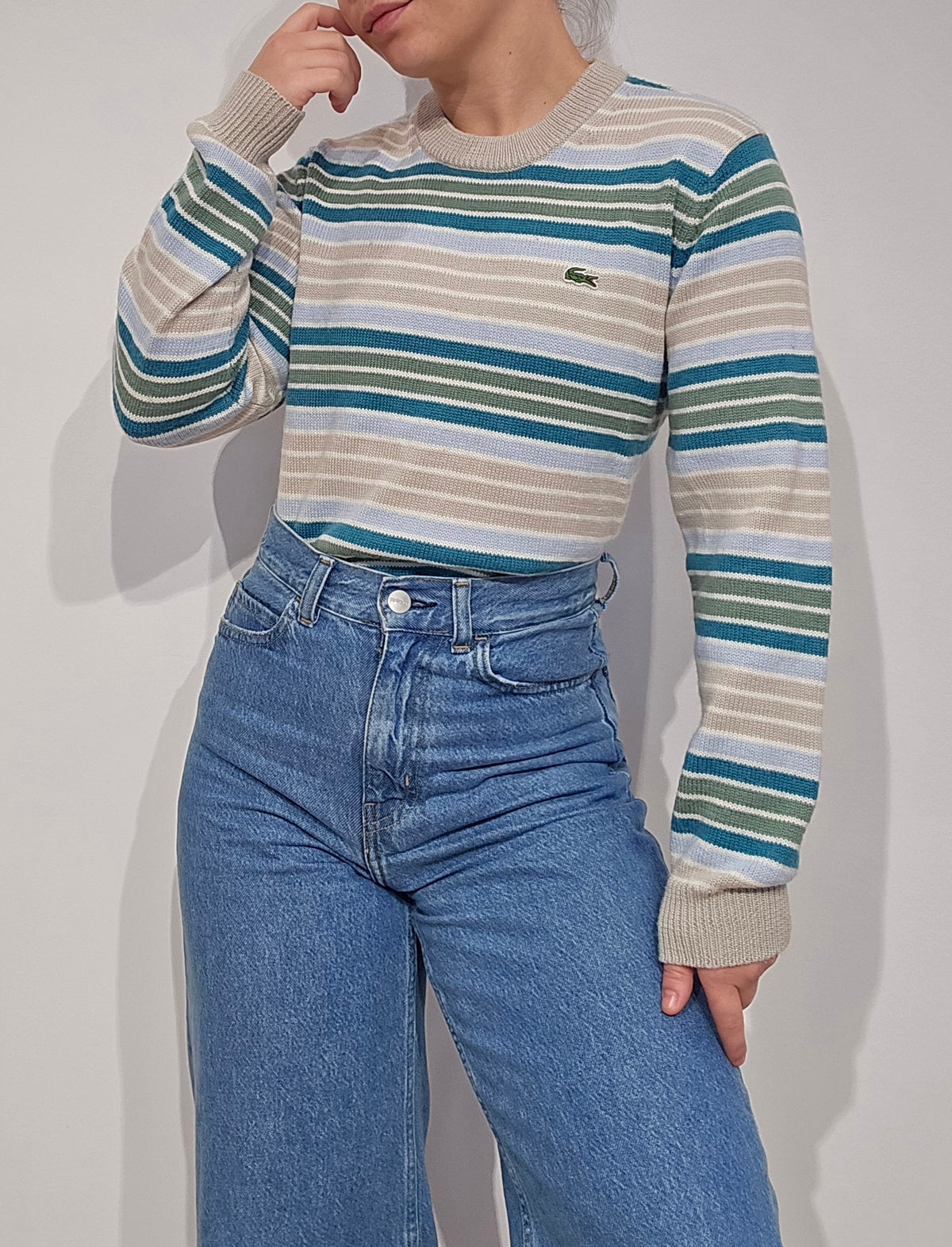 Pull à rayures des années 90' - XS