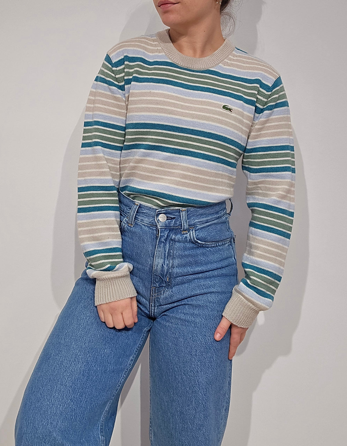 Pull à rayures des années 90' - XS