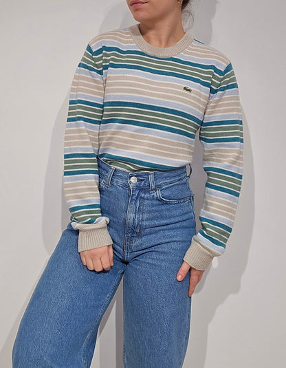 Pull à rayures des années 90' - XS