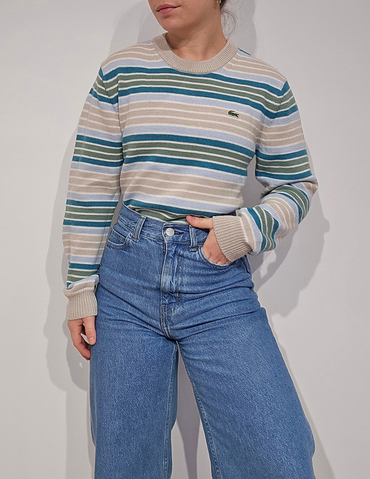 Pull à rayures des années 90' - XS