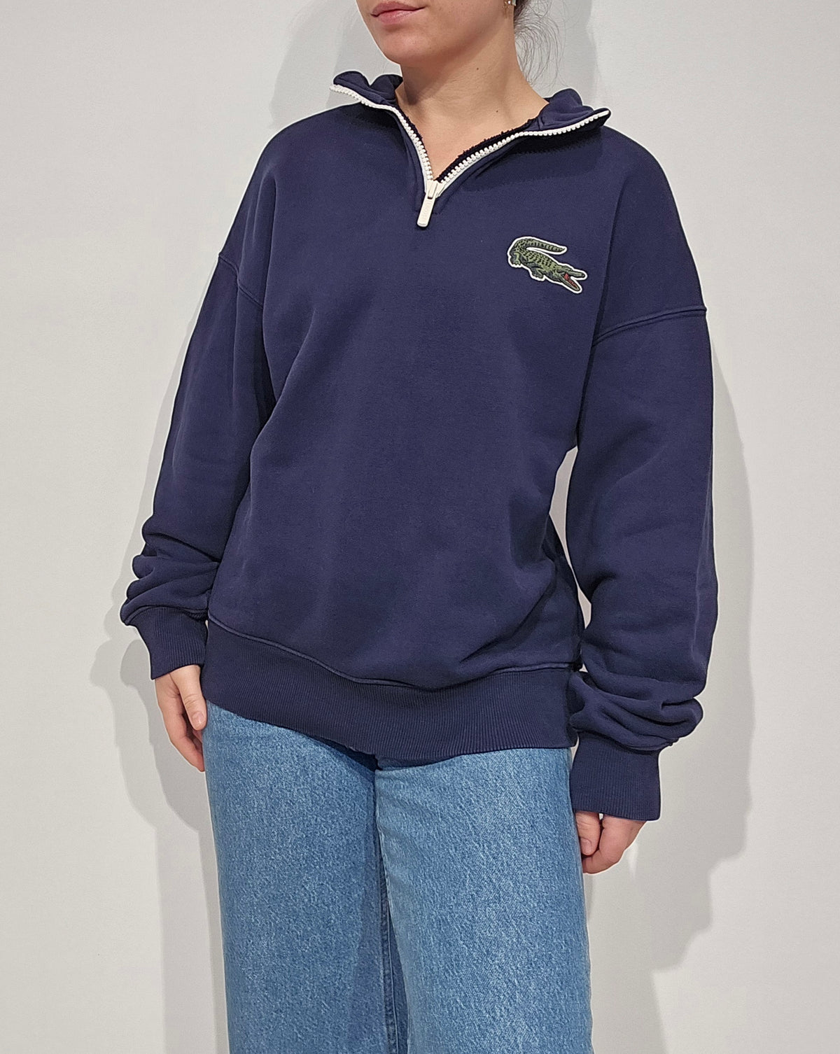 Pull camionneur bleu marine moderne - M/L