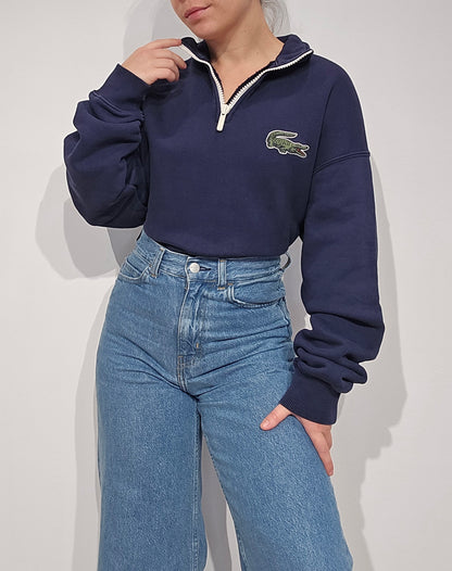 Pull camionneur bleu marine moderne - M/L
