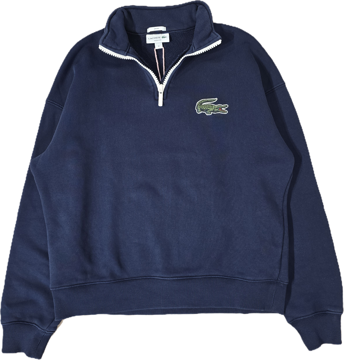 Pull camionneur bleu marine moderne - M