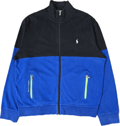 Veste mi-saison bleu et noir - XL