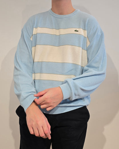 Pull en maille bleu ciel des années 90' - L
