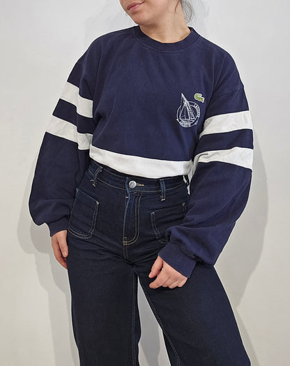 Sweat bleu marine des années 80' Fabriqué en France - M