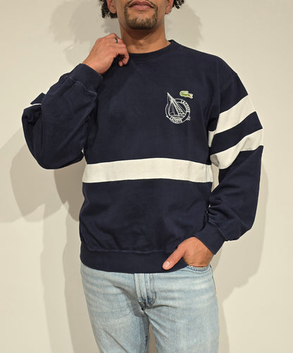 Sweat bleu marine des années 80' Fabriqué en France - S