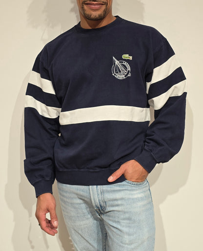 Sweat bleu marine des années 80' Fabriqué en France - S