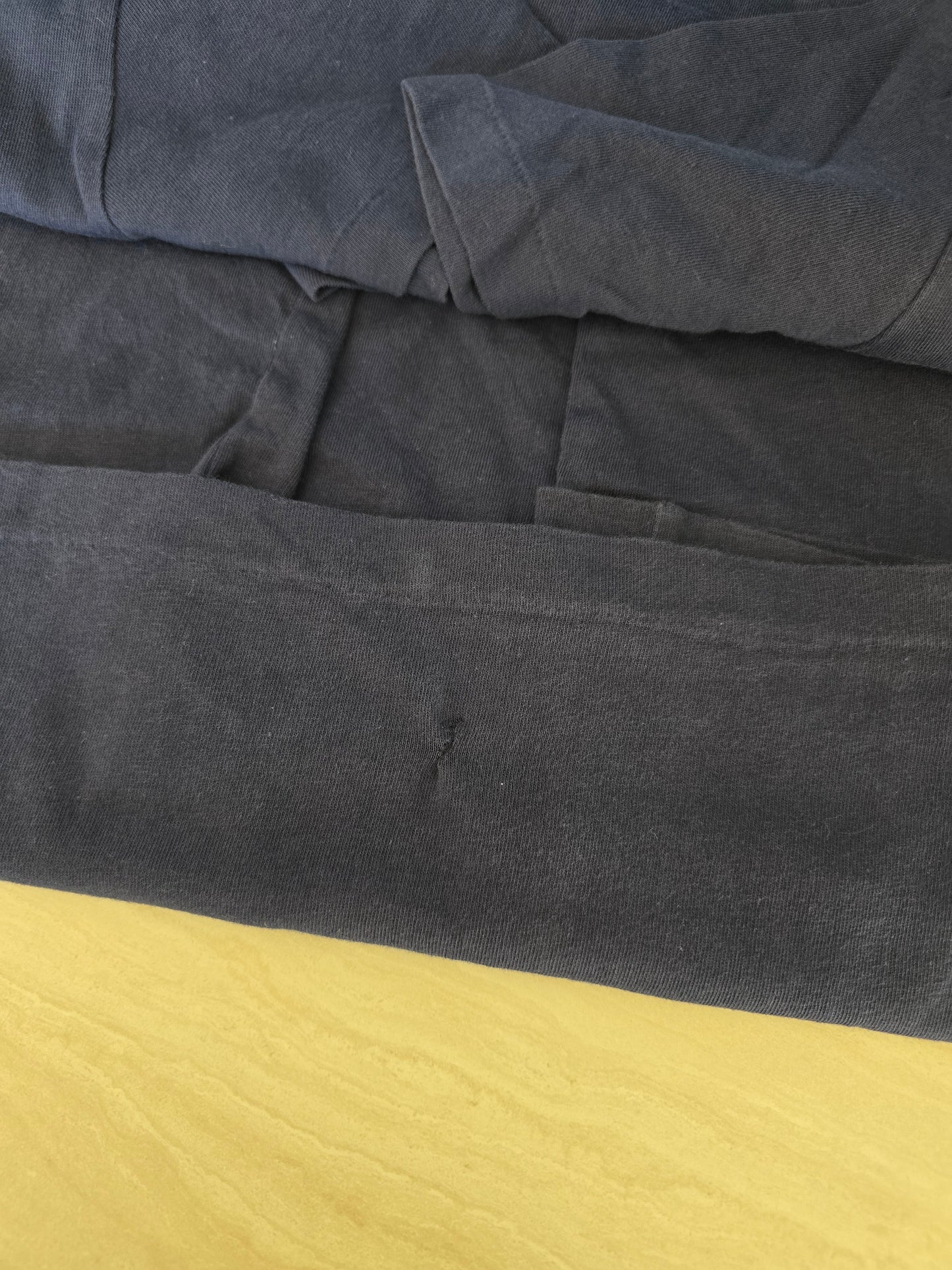 Tee-shirt Ralph Lauren col V marine, coton de qualité - S/M