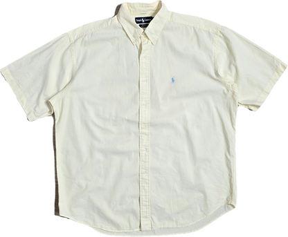 Chemise en coton léger jaune - XL