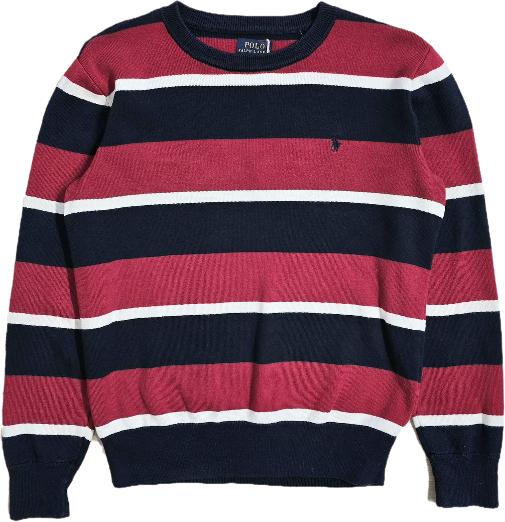 Sweat léger à rayures rouge - XS