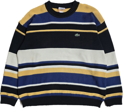 Pull col rond coloré des années 80' - XXL