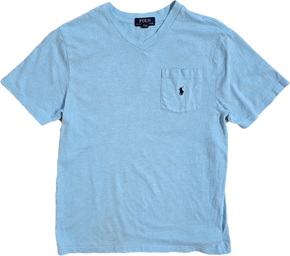 Tee-shirt en coton bleu - S