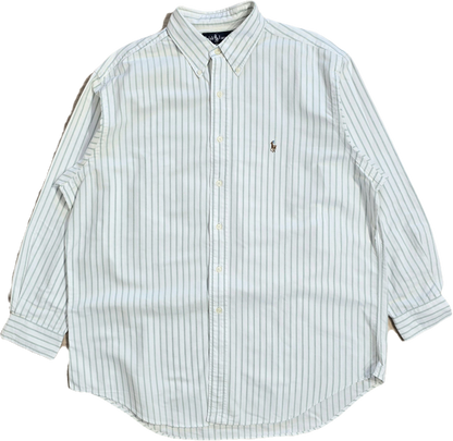 Chemise en coton à rayures - XL