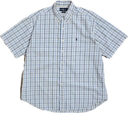 Chemise en coton à carreaux - XL