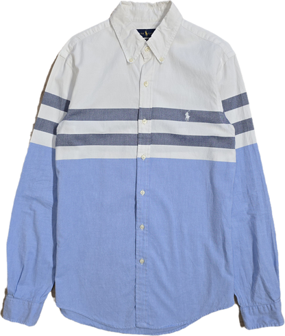 Chemise en coton nuance de bleu - M