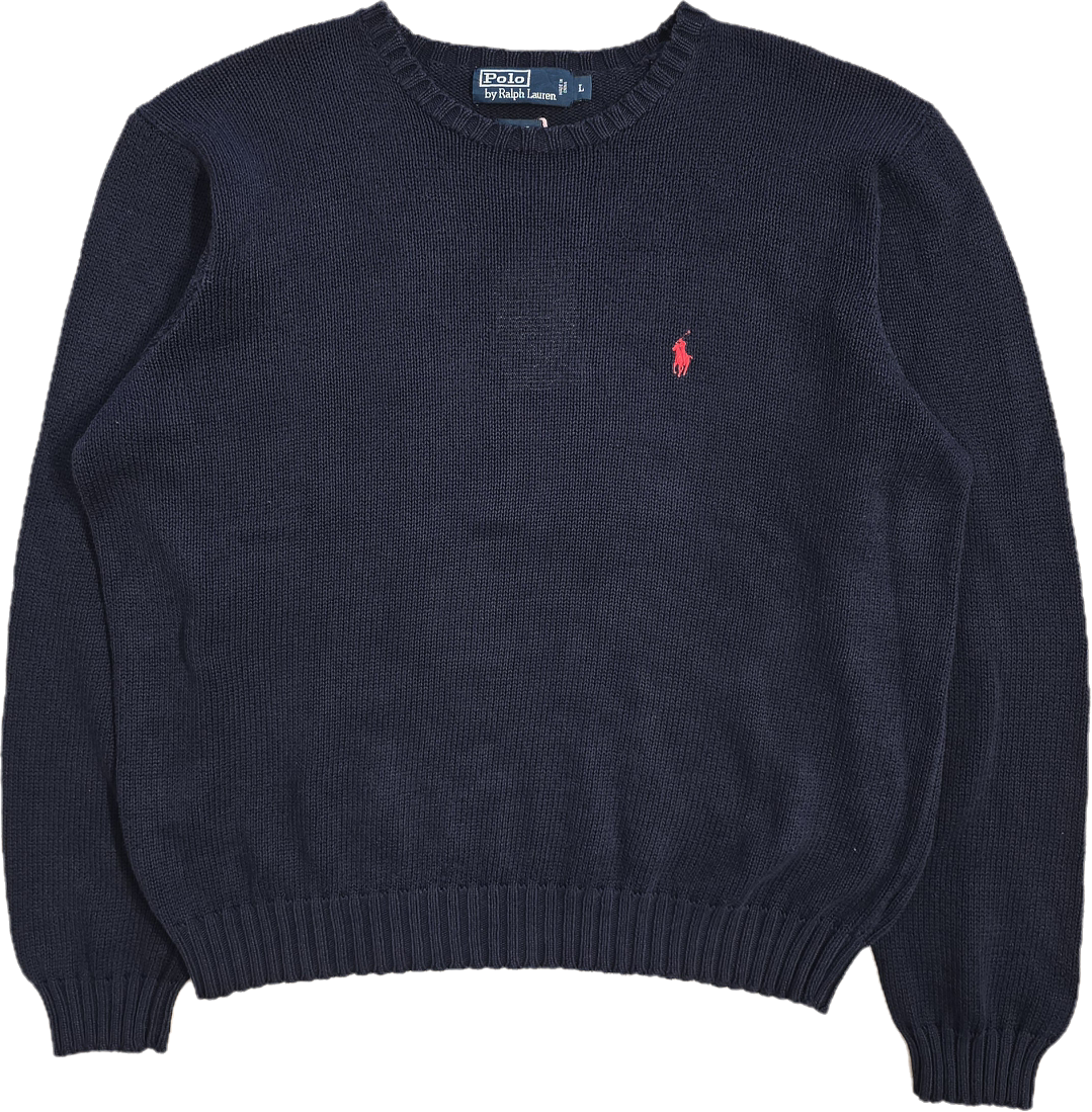 Pull en maille marine - L