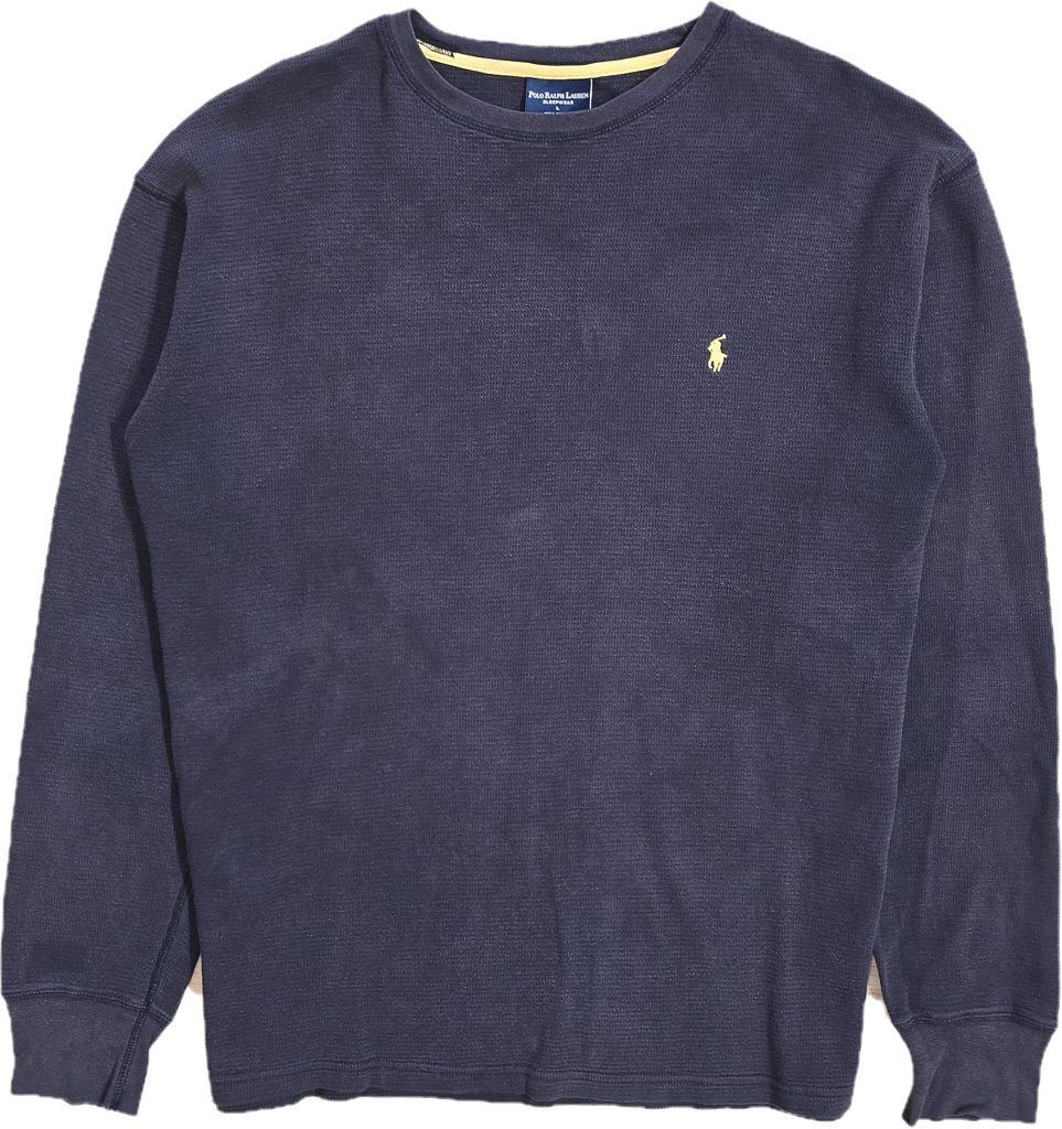Pull léger en coton marine - L