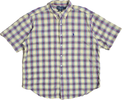 Chemise Blake en coton à carreaux multicolore- XL