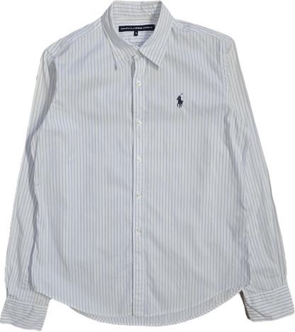 Chemise en coton blanc à rayures - XS/S
