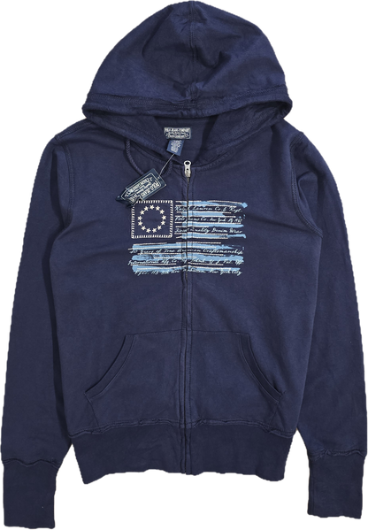 Veste à capuche bleu foncé - XL