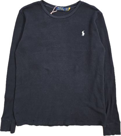 Pull léger en coton marine - M